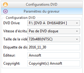 graver vidéo sur dvd