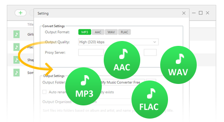 Convertir des fichiers audio iTunes en MP3, AAC, FLAC, WAV
